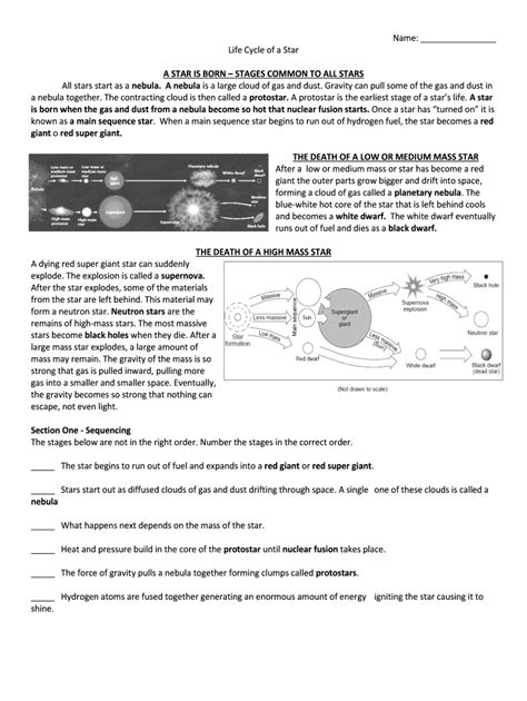 Read The Star Cycle Student Worksheet Answers Pdf 