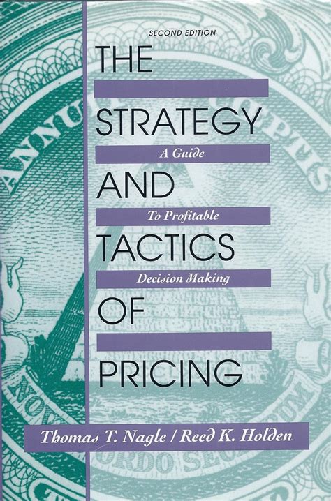 Download The Strategy And Tactics Of Pricing A Guide To Profitable Decision Making 