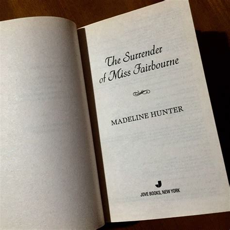Download The Surrender Of Miss Fairbourne Quartet 1 Madeline Hunter 