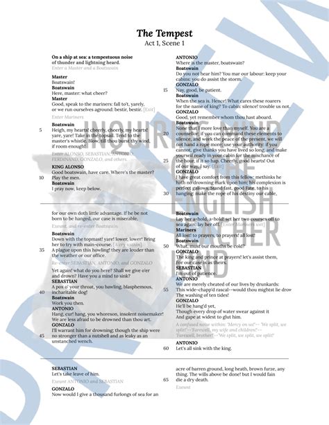 Download The Tempest Study Guide Answer Key 