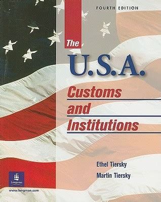 Read Online The U S A Customs And Institutions Fourth Edition 