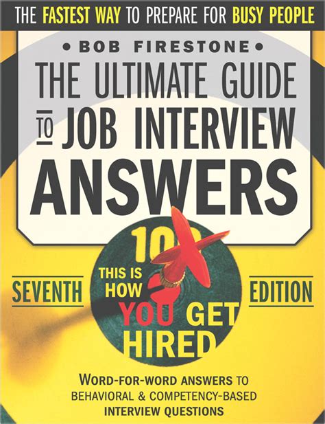 Read Online The Ultimate Guide To Job Interview Answers 2012 