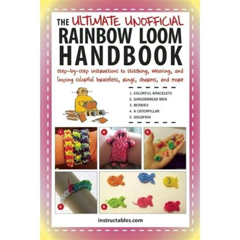 Read Online The Ultimate Unofficial Rainbow Loom Handbook Step By Step Instructions To Stitching Weaving And Looping Colorful Bracelets Rings Charms And More 