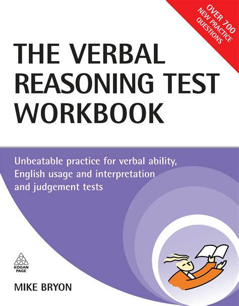 Read The Verbal Reasoning Test Workbook Unbeatable Practice For Verbal Ability English Usage And Interpretation And Judgement Tests Testing Series 