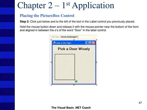 Read Online The Visual Basic Net Coach Chapter 