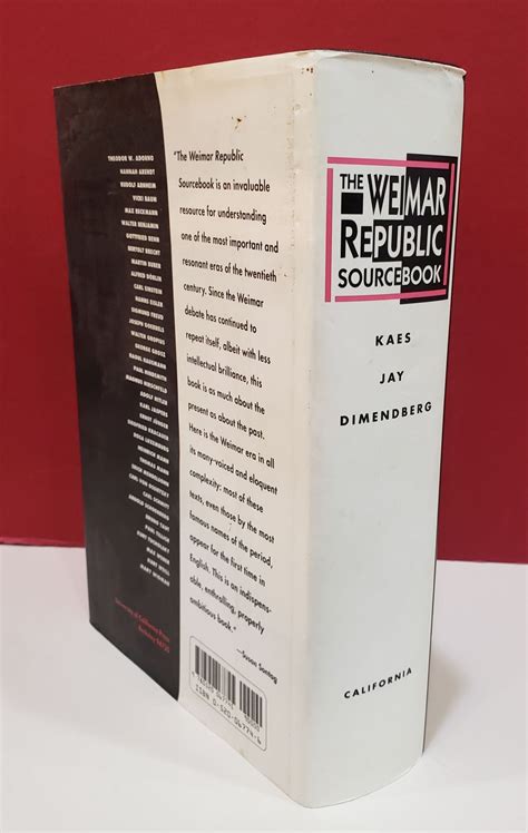 Read Online The Weimar Republic Sourcebook Anton 