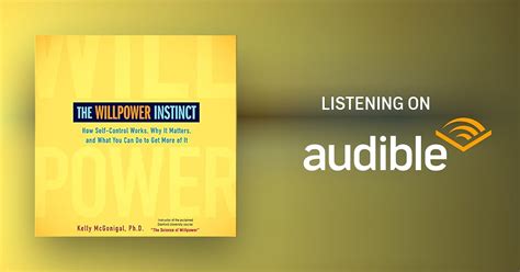 Read The Willpower Instinct Audiobook 