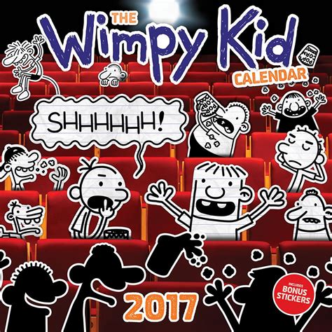 Read The Wimpy Kid 2017 Illustrated Calendar 