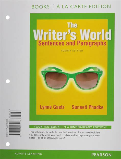 Download The Writer S World Sentences And Paragraphs 4Th Edition 