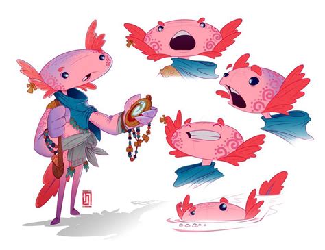 thecollectibles Axolotl Adventurer Character... Roll a Perception