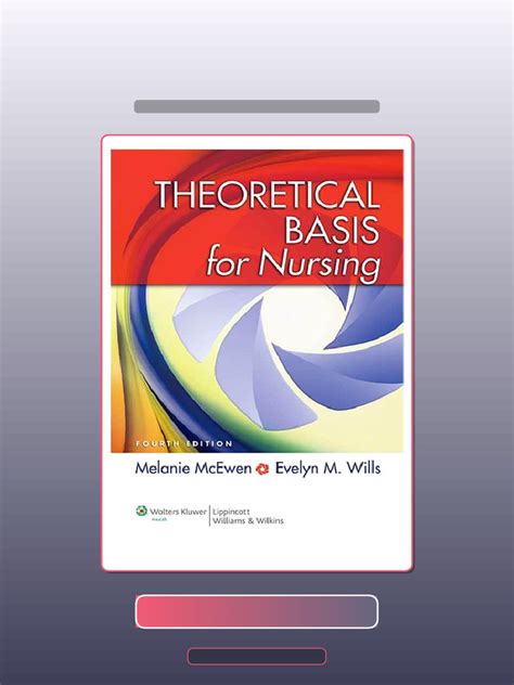 Theoretical Basis For Nursing 4th Fourth By Mcewen Phd Rn Cne Anef Melanie Wills Phd Rn Evelyn M 2014 Paperback