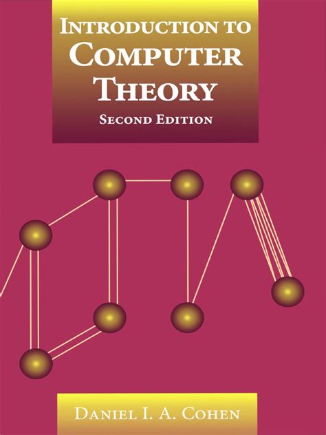 Theory Of Computation By Daniel Cohen Solution Manual 2nd Edition