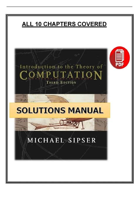 Theory Of Computation Sipser Solution Manual