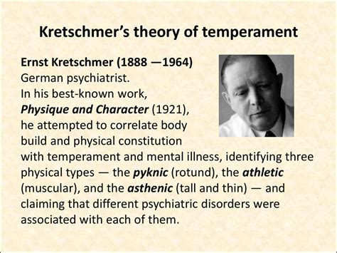 theory of ernst kretschmers theory