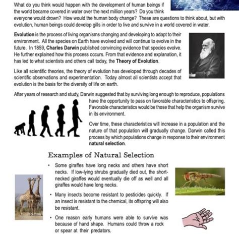 Theory Of Evolution Free Pdf Download Learn Bright Evolution Worksheet 6th Grade - Evolution Worksheet 6th Grade