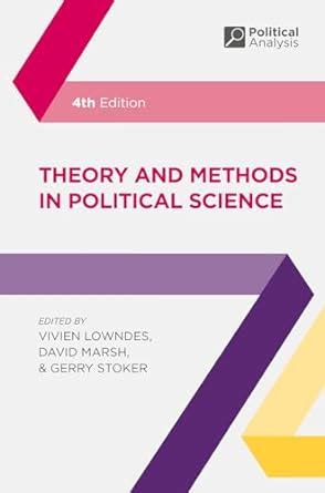 Read Online Theory And Methods In Political Science Political Analysis 