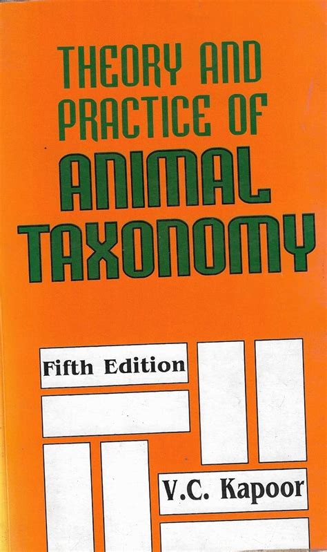 Read Online Theory And Practice Of Animal Taxonomy 