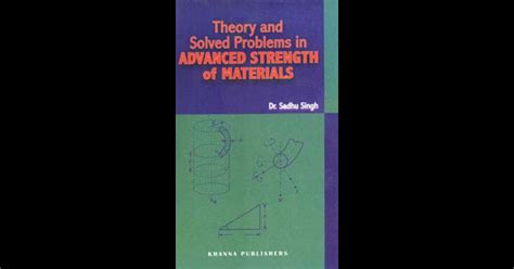 Read Theory And Solved Problems In Advanced Strength Of 