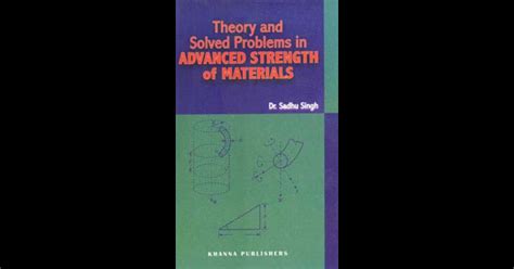 Full Download Theory And Solved Problems In Advanced Strength Of 