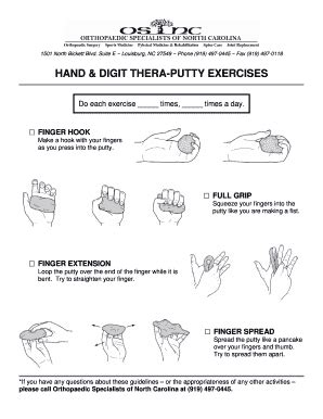 Theraputty Exercises Pdf