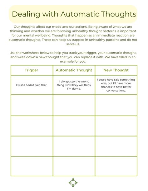 Therapy Worksheets Cbt Worksheets Trust Mental Health Mind Body Connection Worksheet - Mind Body Connection Worksheet