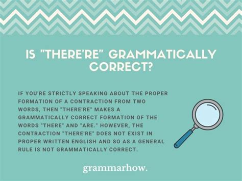 there is correct grammar