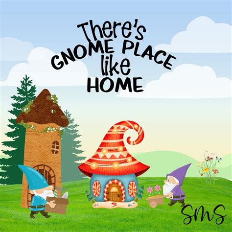 Thereu0027s Gnome Place Like Home Print - 56 Togel