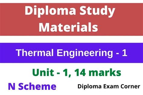 Read Thermal Engineering 4 Sem Diploma Notes 