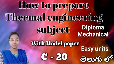 Read Thermal Engineering For Diploma 