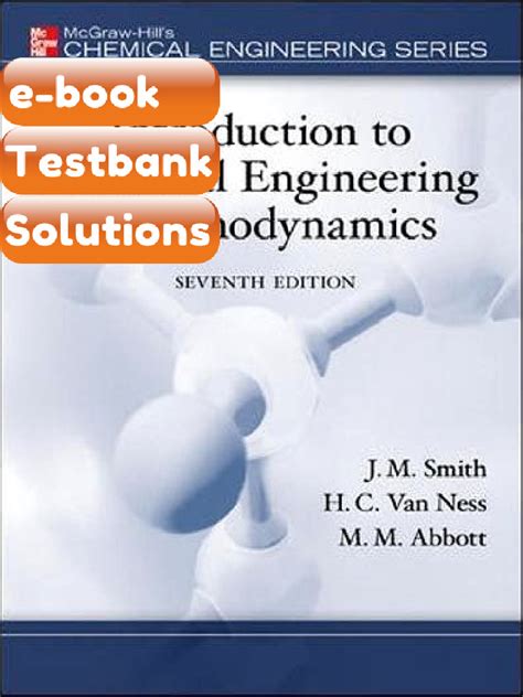 Thermodynamics 7th Edition Solution Smith Van Ness