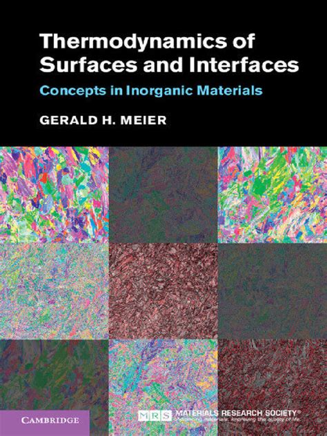 Download Thermodynamics Of Surfaces And Interfaces Concepts In Inorganic Materials 
