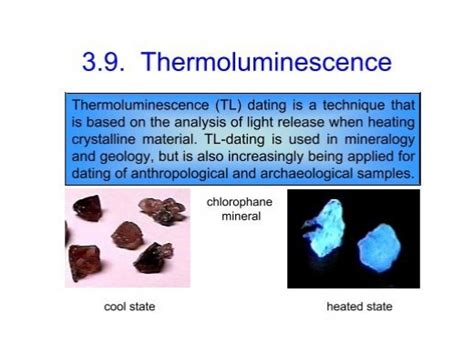 thermoluminescence dating forgery