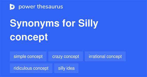 Thesaurus For Silly
