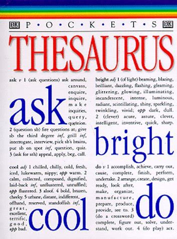 Read Thesaurus Dk Pockets 