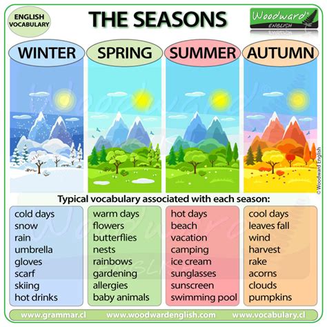 These Are The Four Seasons Seasons Chart For Preschool - Seasons Chart For Preschool