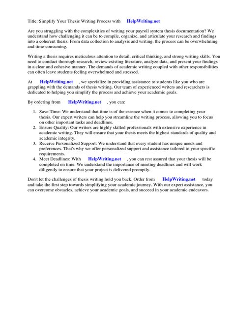 Read Thesis Documentation For Payroll System Parityore 