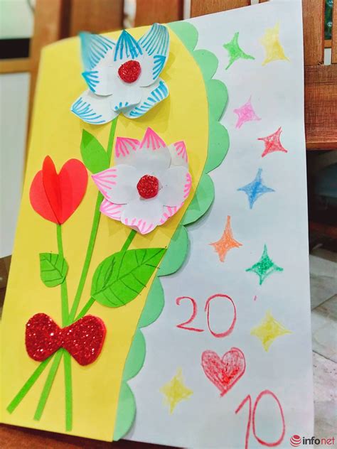 thiệp 20/10 handmade | 99 Mu Thip Chc Mng 2010 Cho