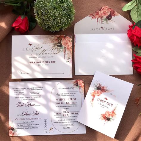 thiệp cưới | Mu Thip Ci The Simple in v