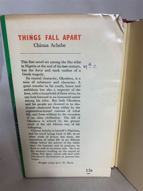 Things Fall Apart Blurb