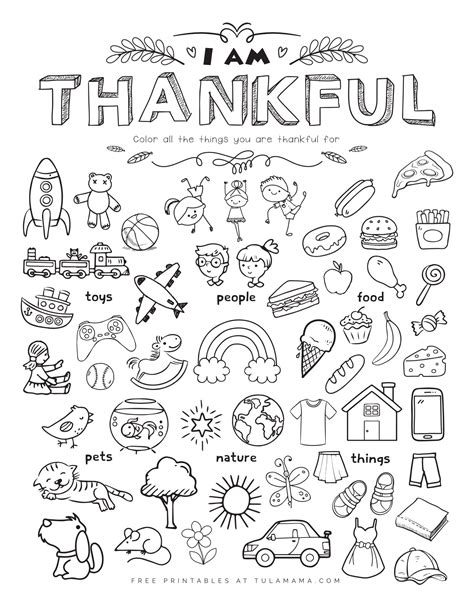  Things I Am Thankful For Worksheet - Things I Am Thankful For Worksheet