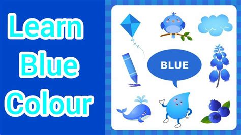 Things That Are Blue For Kids Learning Colors Blue Color Objects For Kids - Blue Color Objects For Kids