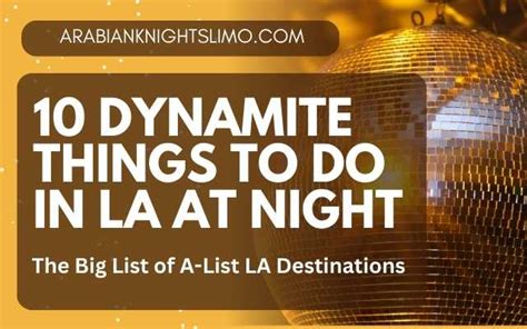 things to do in la blog