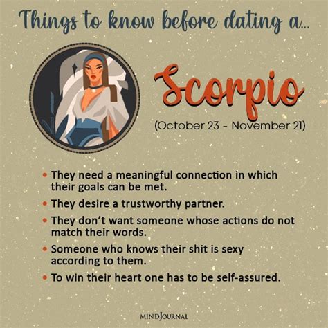 things to know before dating a scorpio