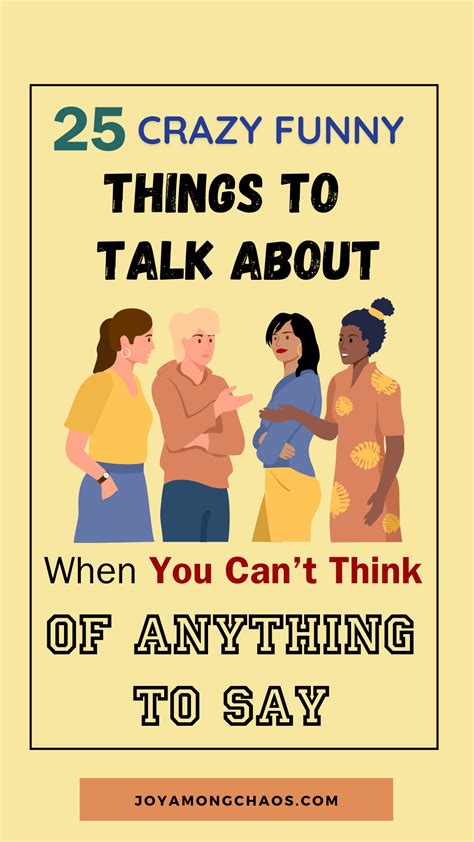 Things To Talk About