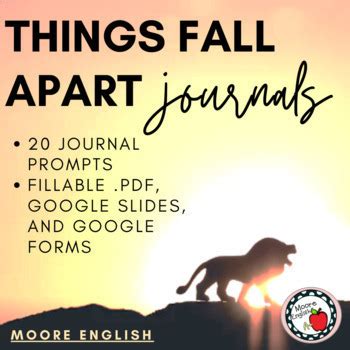 Read Things Fall Apart Journal Topics Answers 