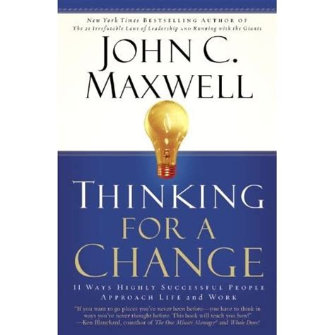 Thinking For A Change John Maxwell