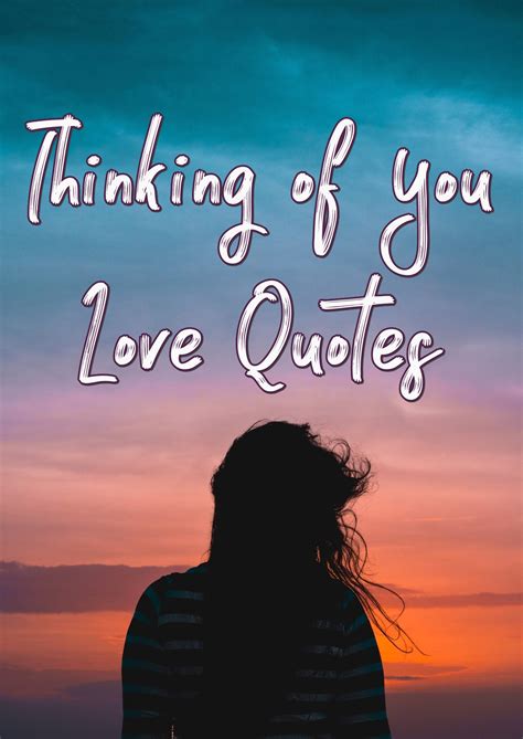 Thinking Of You Quotes
