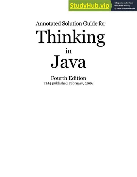 Read Thinking In Java Exercises Solutions 