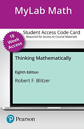 Download Thinking Mathematically Blitzer 5Th Edition Access Code 