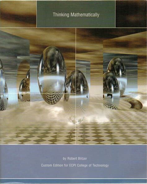 Read Thinking Mathematically Custom Edition 